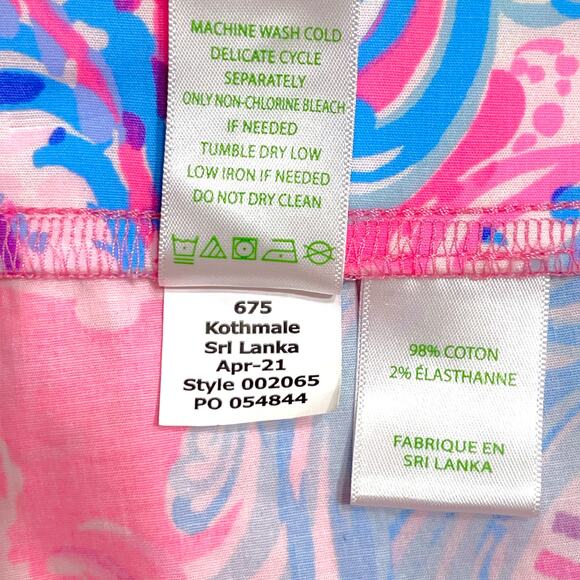 Lilly Pulitzer Ocean View Shorts – Prosecco Pink Don’t Be Jelly L - Picture 9 of 12